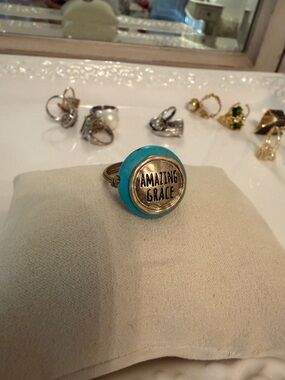 Amazing Grace Turquoise Statement Ring